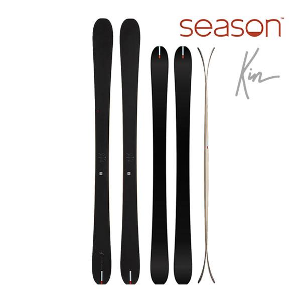 season eqpt. 2025 KIN -Black- キン スキー板 単品 (板のみ) シーズ...