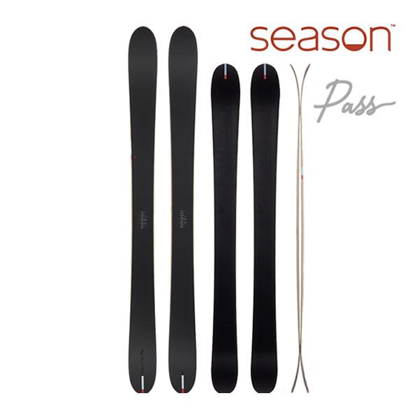 season eqpt. 2025 PASS -Black- パス スキー板 単品 (板のみ) シー...