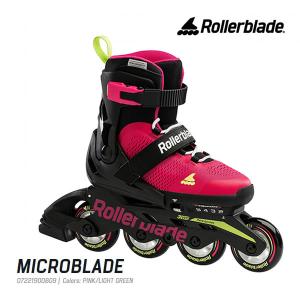 ローラーブレード キッズ インラインスケート MICROBLADE ピンク×ライトグリーン 072219008G9 マイクロブレード ROLLERBLADE 子供 ジュニア｜websports