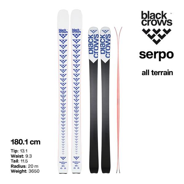 blackcrows スキー板 2024 Serpo 180.1cm スキー板 単品 (板のみ) セ...