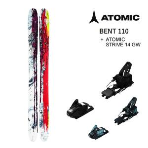 アトミックスキー板 2024 BENT 110 ベント (23-24 2024) + 24 アトミック STRIVE 14 GW 115mm ブレーキ ATOMIC｜websports