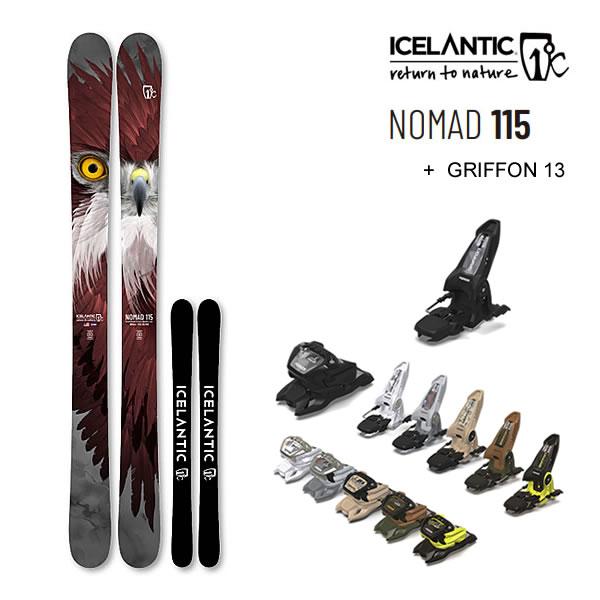 ICELANTIC スキー 2024 NOMAD 115 ノマド115 (23-24) + 24 マ...