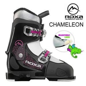 ROXA ロクサ ジュニア スキーブーツ 現行モデル CHAMELEON GIRL アルミバックル サイズアジャスト式 子供用 フリースタイルスキー ブーツ｜websports