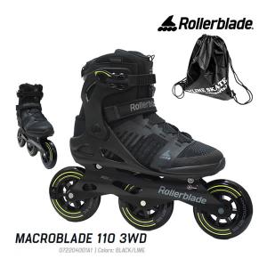 ローラーブレード インラインスケート 大人 2024 MACROBLADE 110 3WD Men 男性用 マクロブレード 110 3WD メンズ ROLLERBLADE｜websports