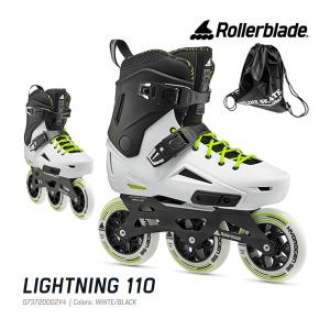 ローラーブレード インラインスケート 大人 2024 LIGHTNING 110 073720002V4 ユニセックス ライトニング110 ROLLERBLADE｜websports