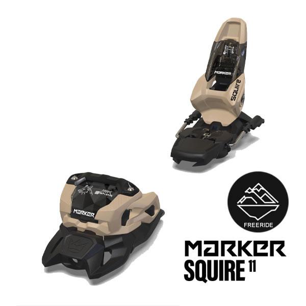 マーカー ビンディング SQUIRE 11 ブラック×タン MARKER スクワイヤ (25-26 ...