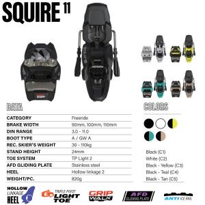 マーカー ビンディング SQUIRE 11 ブ...の詳細画像3