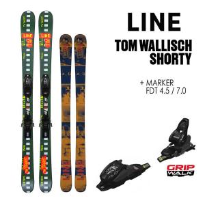 LINE スキー板 ジュニア 2026 WALLISCH SHORTY + マーカー FDT 調整式 JRビンディング付 (スキーセット) 25-26 ラインスキー 日本正規品 爆買