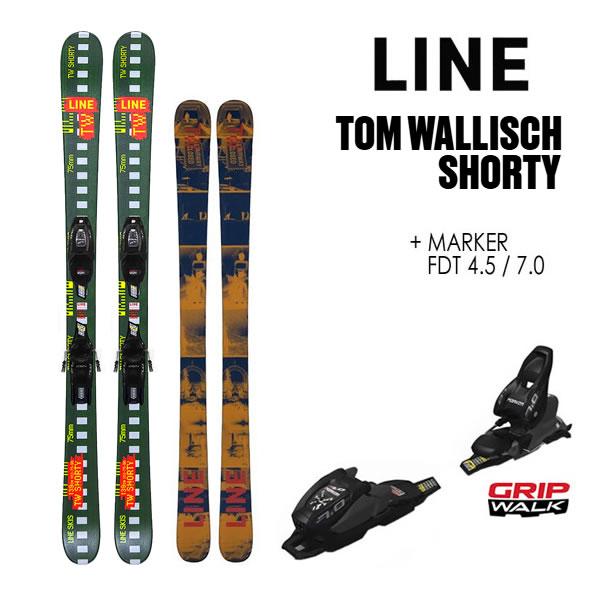 LINE スキー板 ジュニア 2026 WALLISCH SHORTY + マーカー FDT 調整式...