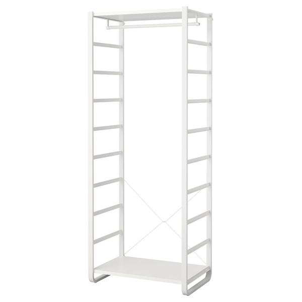 [IKEA/イケア/通販]ELVARLI エルヴァーリワードローブコンビネーション, ホワイト,84...