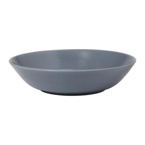 IKEA/イケア DINERA 深皿, グレーブルー