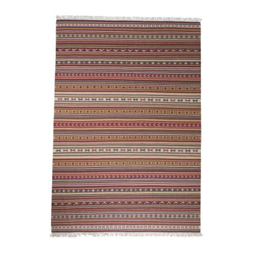IKEA/イケア KATTRUP ラグ 平織り, レッド, マルチカラー