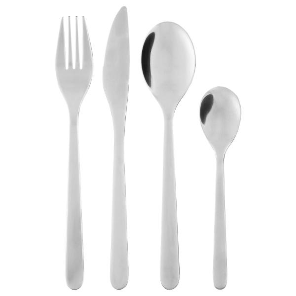 [IKEA/イケア/通販]FORNUFT フォルヌフト カトラリー24点セット, ステンレススチール...