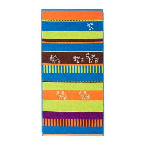 IKEA/イケア GLYTTIG ラグ 平織り, マルチカラー