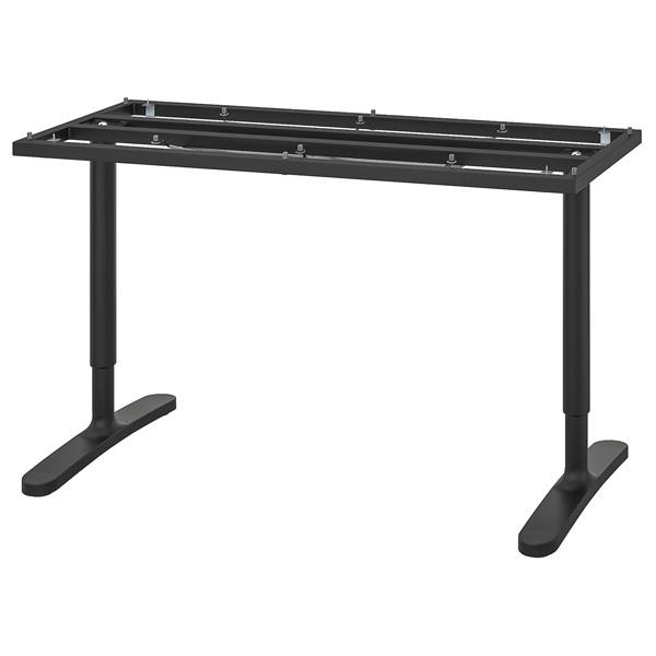 【IKEA/イケア/通販】BEKANT ベカント 下部フレーム テーブルトップ用, ブラック[H](...