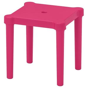 【IKEA/イケア/通販】UTTER ウッテル 子ども用スツール, 室内/屋外用/ピンク[B](10357773)