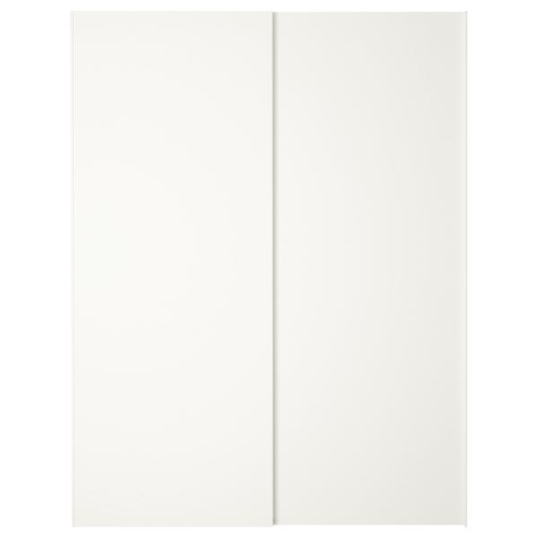 [IKEA/イケア/通販]HASVIK ハスヴィーク 引き戸 2枚組, ホワイト, 150x201 ...