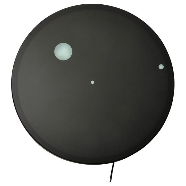 【IKEA/イケア/通販】OBEGRANSAD オーベグレンサッド 時計, USB ブラック[C](...