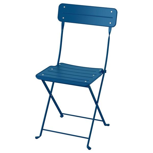 [IKEA/イケア/通販]SUNDSO スンドソー折りたたみチェア, ダークブルー 屋外用[E](1...