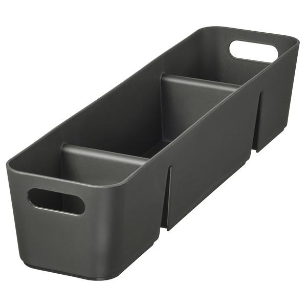 [IKEA/イケア/通販]UPPDATERA ウップダテラボックス, チャコール,50x12 cm[...