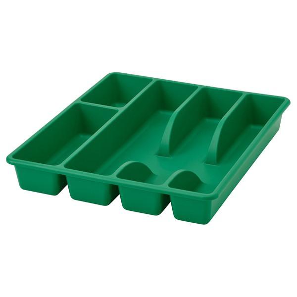 [IKEA/イケア/通販]SMACKER スメッケルカトラリートレイ, ブライトグリーン,31x26...
