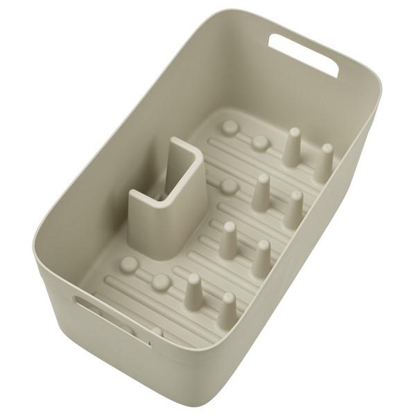 [IKEA/イケア/通販]SPJUTLILJA スプユートリリア水切り, ライトグレーベージュ[C]...