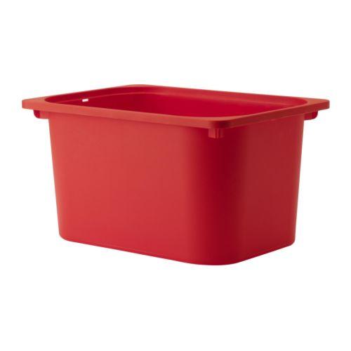 IKEA/イケア TROFAST 収納ボックス, レッド