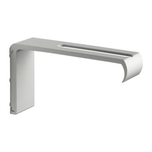 IKEA/イケア KVARTAL 壁用固定具, アルミカラー