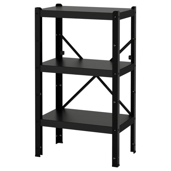 [IKEA/イケア/通販]BROR ブロール 1セクション/棚板, ブラック, 65x40x110 ...