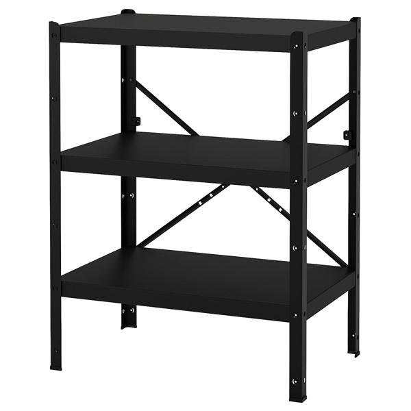[IKEA/イケア/通販]BROR ブロール 1セクション/棚板, ブラック, 85x55x110 ...