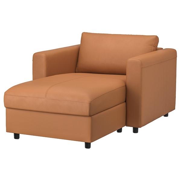 【IKEA/イケア/通販】VIMLE ヴィムレ 寝椅子, グラン/ボームスタード ゴールデンブラウン...