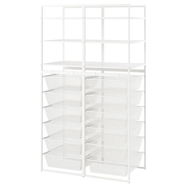[IKEA/イケア/通販]JONAXEL ヨナクセルオープン収納コンビネーション, ホワイト,99x...