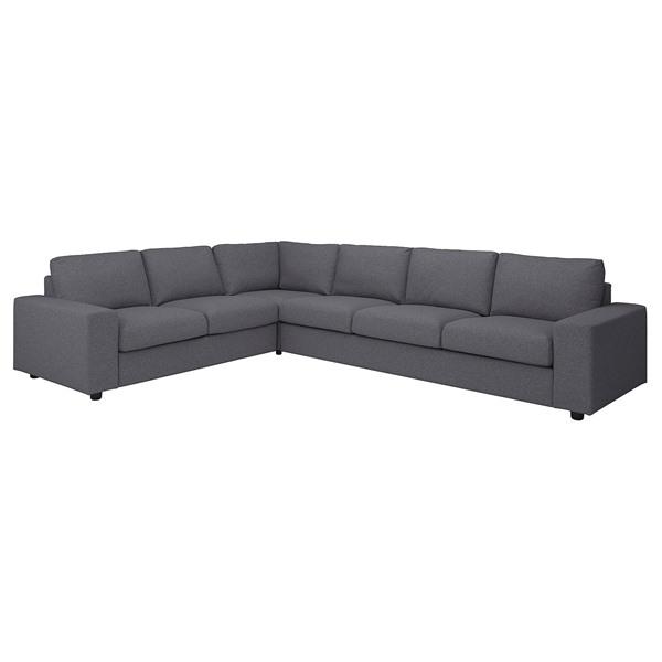[IKEA/イケア/通販]VIMLE ヴィムレ コーナーソファ、5人掛け, ワイドアームレスト付き/...