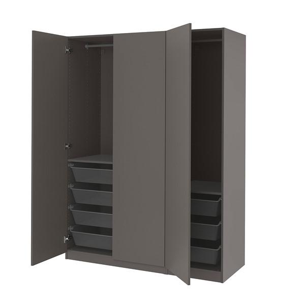 [IKEA/イケア/通販]PAX パックス / FORSAND フォルサンドワードローブ, ダークグ...