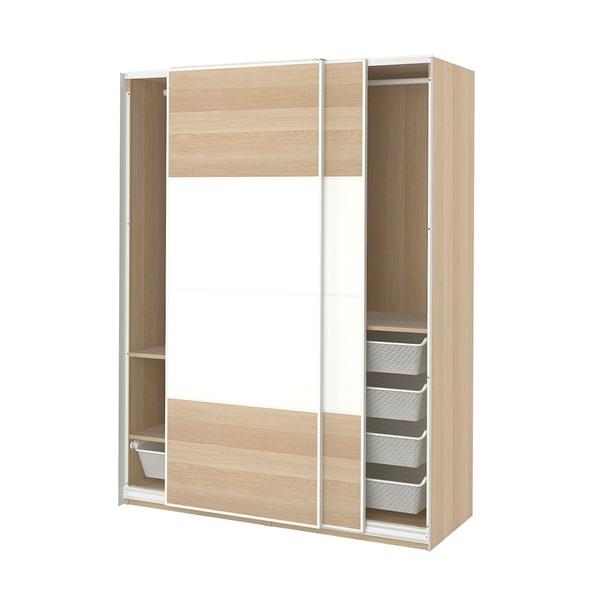 【IKEA/イケア/通販】PAX パックス / MEHAMN メーハムン ワードローブ, 両面仕様 ...
