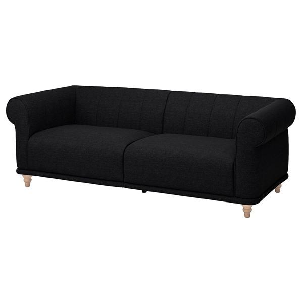 [IKEA/イケア/通販]VISKAFORS ヴィスカフォルス 3人掛けソファ, レイデ チャコール...