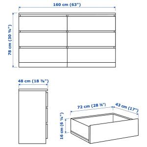 [IKEA/イケア/通販]MALM マルム ベ...の詳細画像5