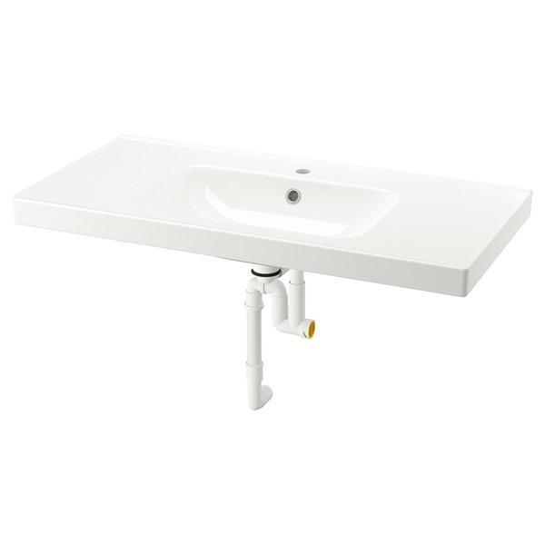 [IKEA/イケア/通販]ORRSJON オルショーン洗面ボウル 排水トラップ付き, ホワイト,10...