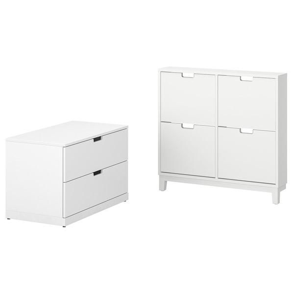 [IKEA/イケア/通販]STALL ステル / NORDLI ノールドリ玄関用家具2点セット, ホ...