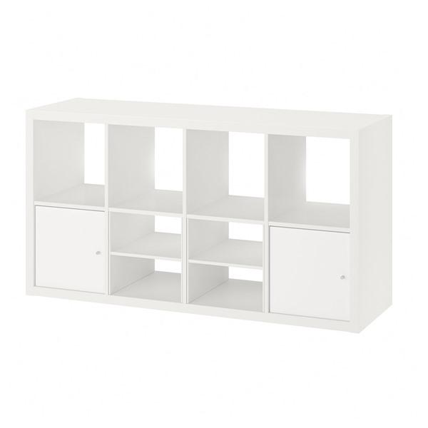 [IKEA/イケア/通販]KALLAX カラックスシェルフユニット, 扉2枚付き/シェルフインサート...