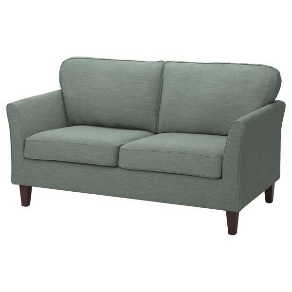 [IKEA/イケア/通販]EKHOLMA エークホルマ 2人掛けソファ, へッメスタ グレーグリーン...