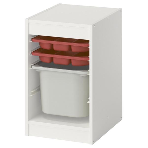 [IKEA/イケア/通販]TROFAST トロファスト収納コンビネーション ボックス/トレイ付, ホ...