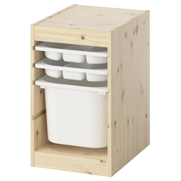 [IKEA/イケア/通販]TROFAST トロファスト収納コンビネーション ボックス/トレイ付, ラ...