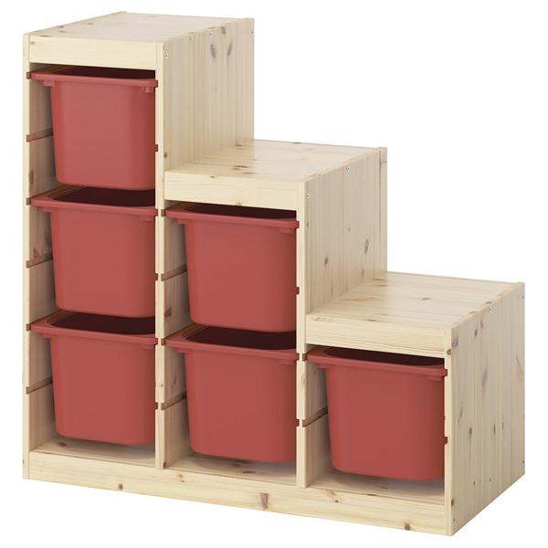 [IKEA/イケア/通販]TROFAST トロファスト収納コンビネーション, ライトホワイトステイン...