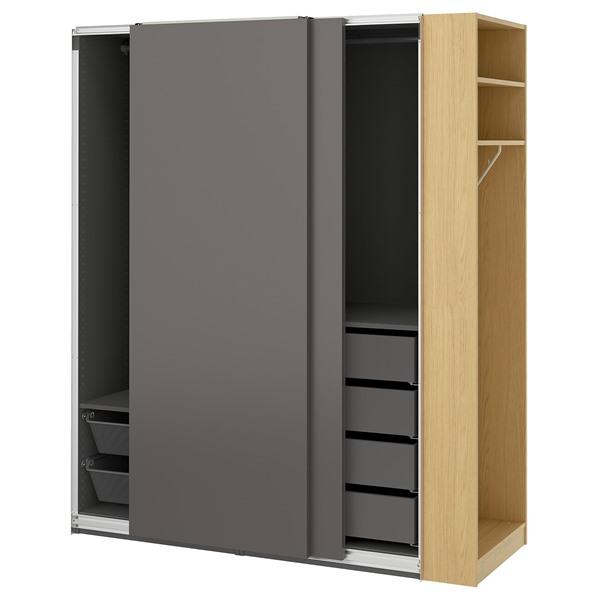 [IKEA/イケア/通販]PAX パックス / HASVIK ハスヴィークワードローブコンビネーショ...