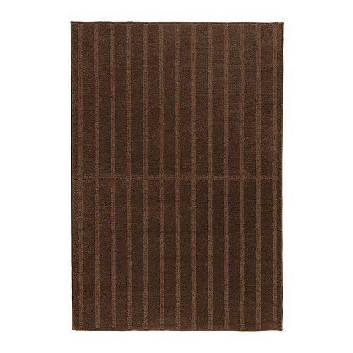 IKEA/イケア HERRUP ラグ パイル短, ブラウン
