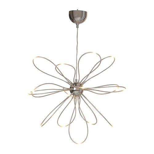 IKEA/イケア ONSJO LEDシャンデリア, クロムメッキ