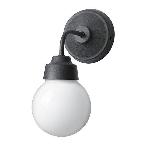 IKEA/イケア VITEMOLLA ウォールランプ, メタル, ガラス