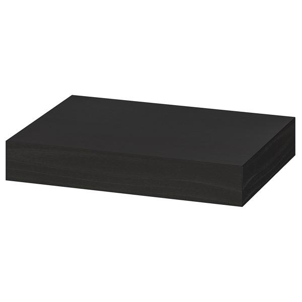 【IKEA/イケア/通販】LACK ラック ウォールシェルフ, ブラックブラウン[B](204305...