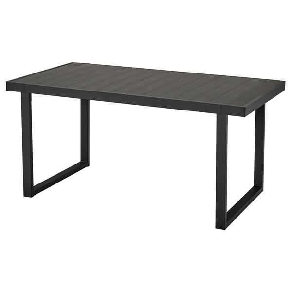 [IKEA/イケア/通販]VARMANSO ヴェルマンソーテーブル 屋外用, ダークグレー,161x...
